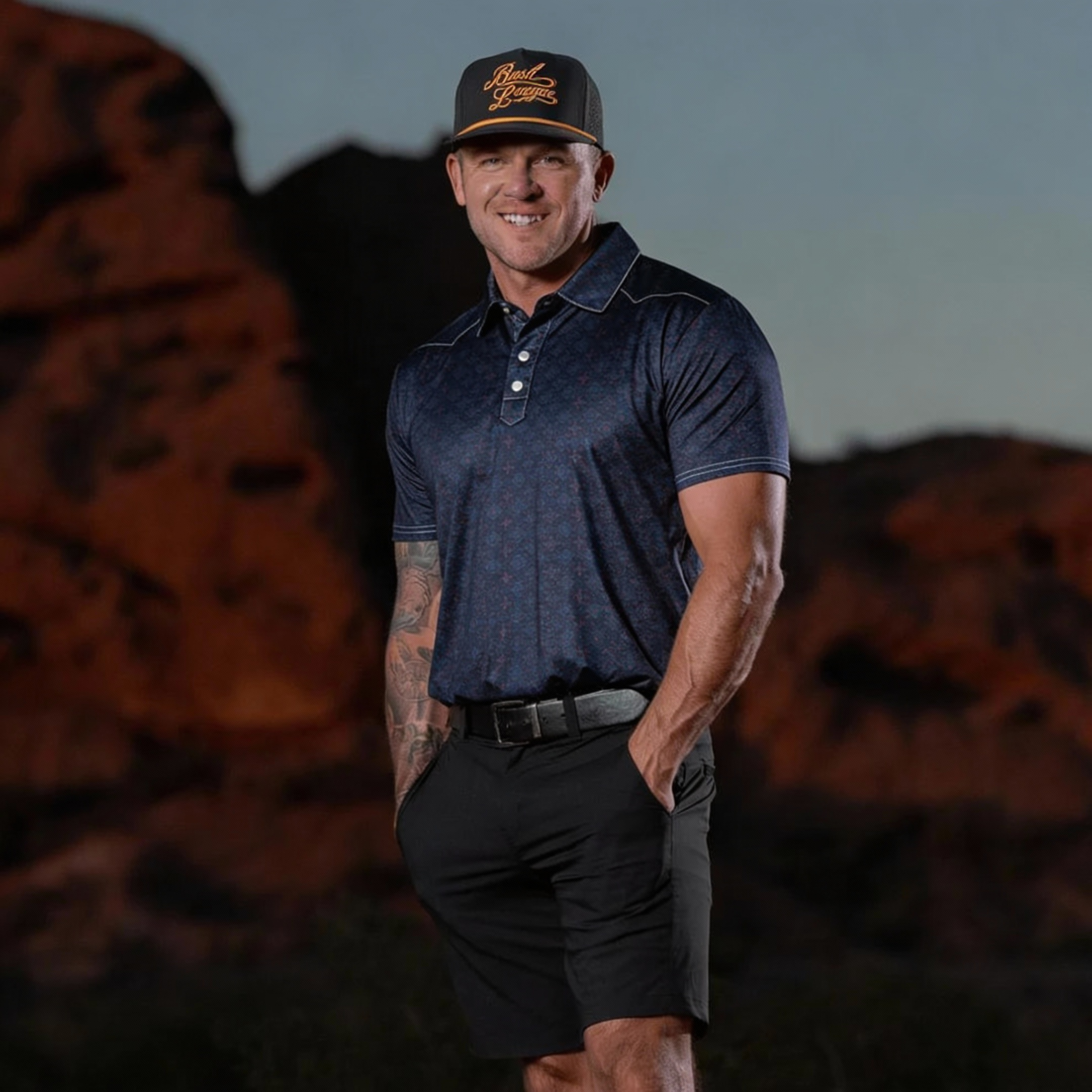The "Badland" Polo (Pearl Snaps)