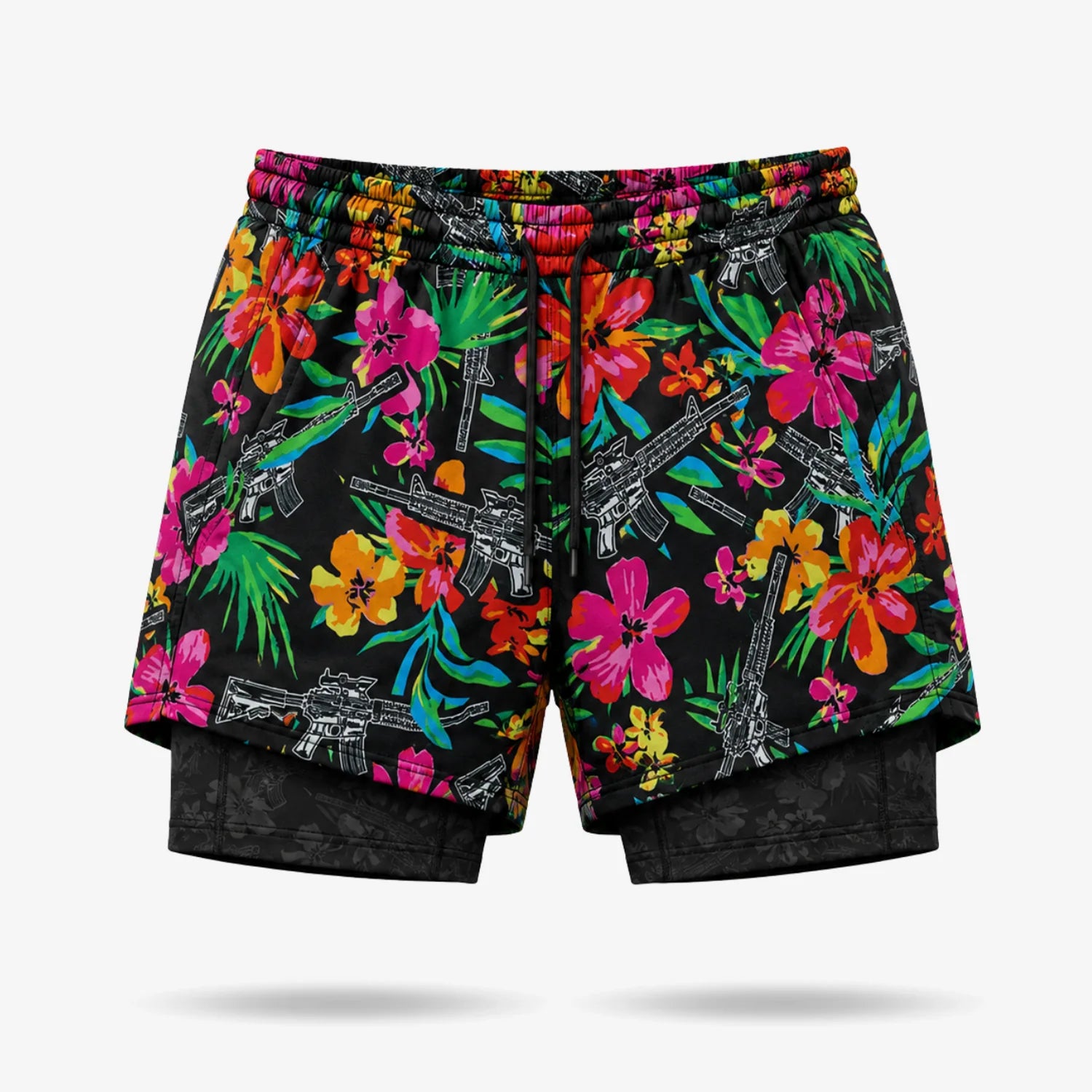 Tropical Firepower Training Shorts